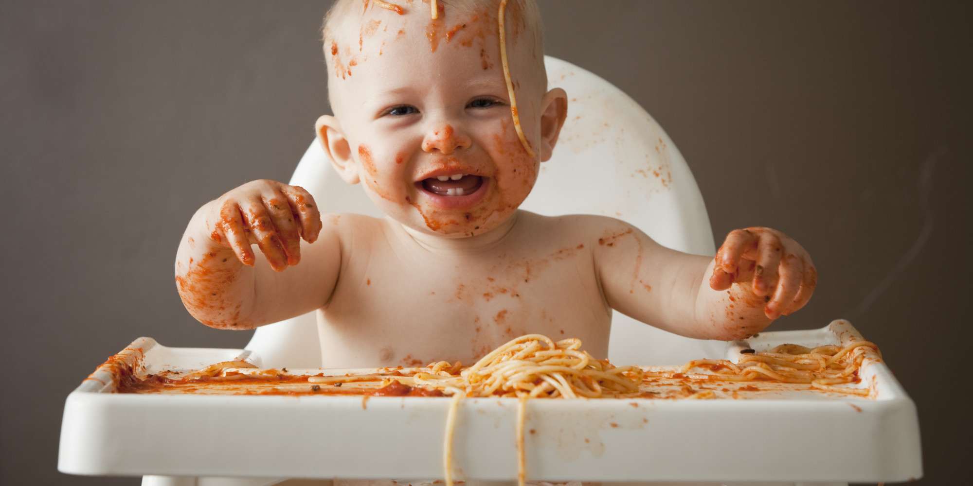 Baby Eating Spaghetti
 О самых маленьких синьорах
