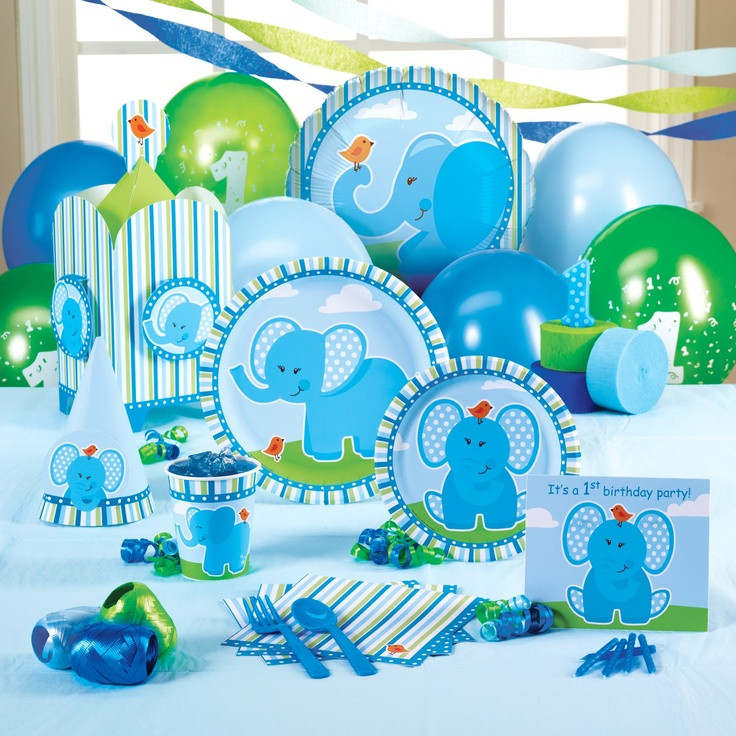 Baby Elephant Party Decorations
 138 best Elephant Theme Baby Shower images on Pinterest