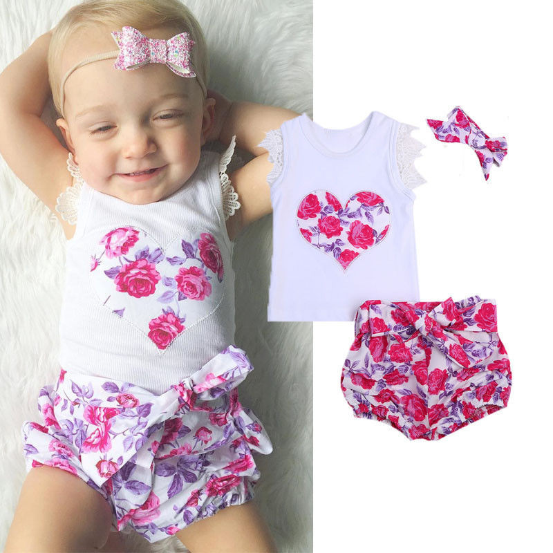 Baby Fashion
 Super Cute Baby Girl Clothes Summer 2017 Newborn Baby Girl