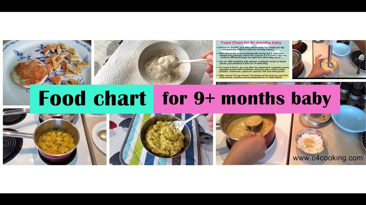 Baby Food Recipes 9 Months
 9 months baby food recipes Food chart for 9 months baby