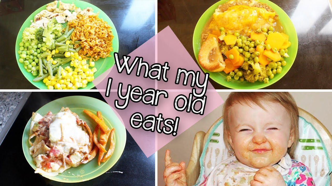 Baby Foods Recipes For 1 Year Old
 WHAT MY 1 YEAR OLD EATS