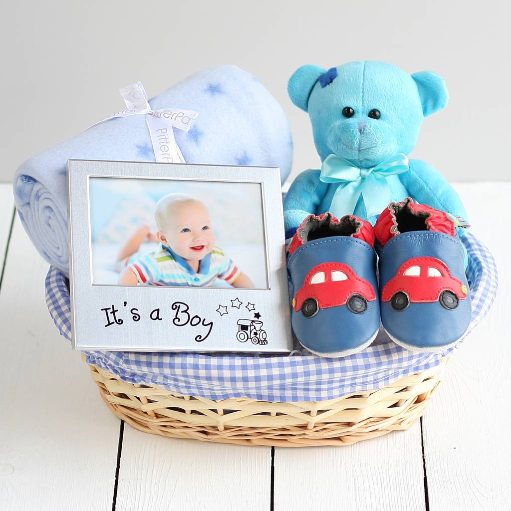 Baby Gift Boy
 beautiful boy new baby t basket by the laser engraving