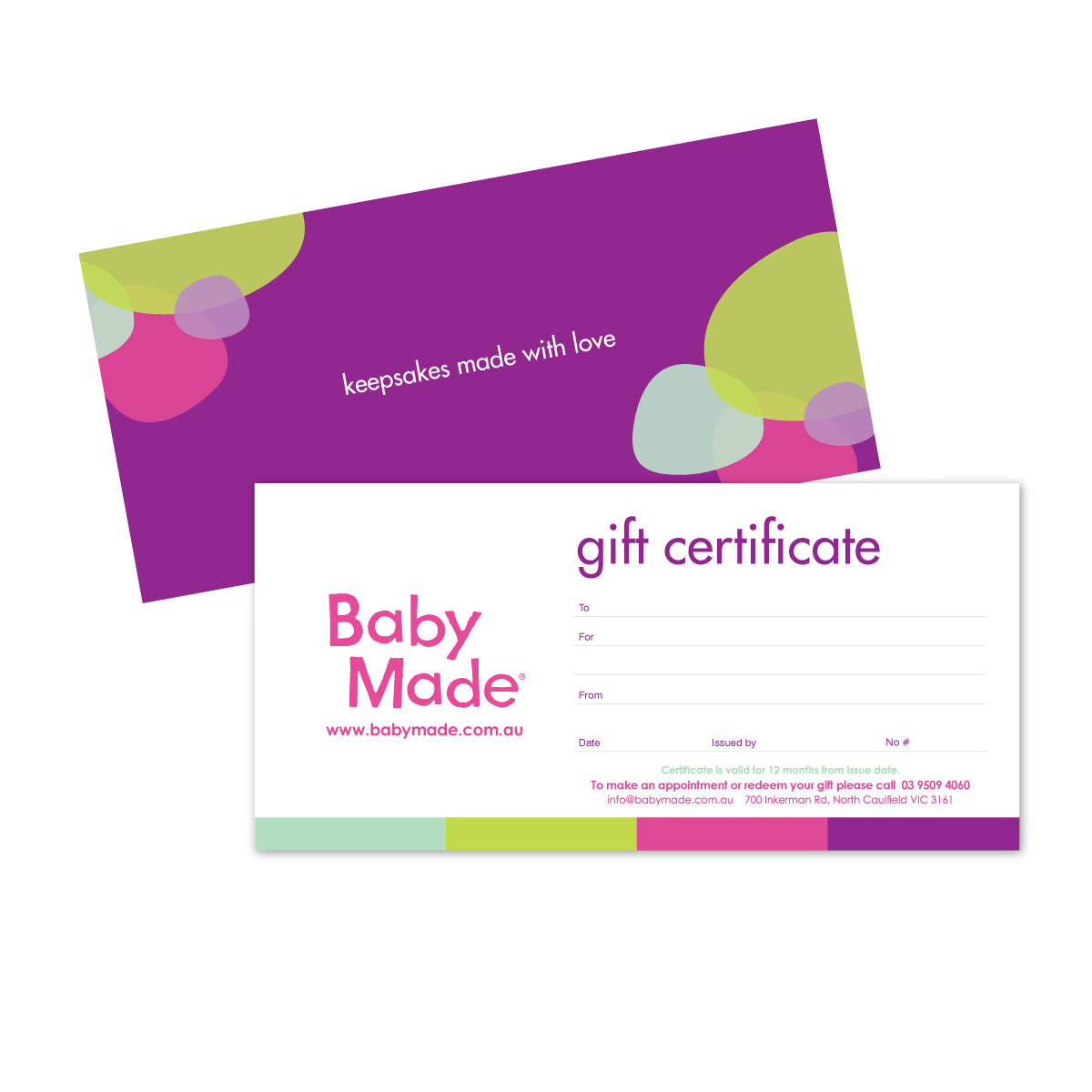 Baby Gift Certificate
 Baby Made Gift Certificate Gift for Baby Showers and