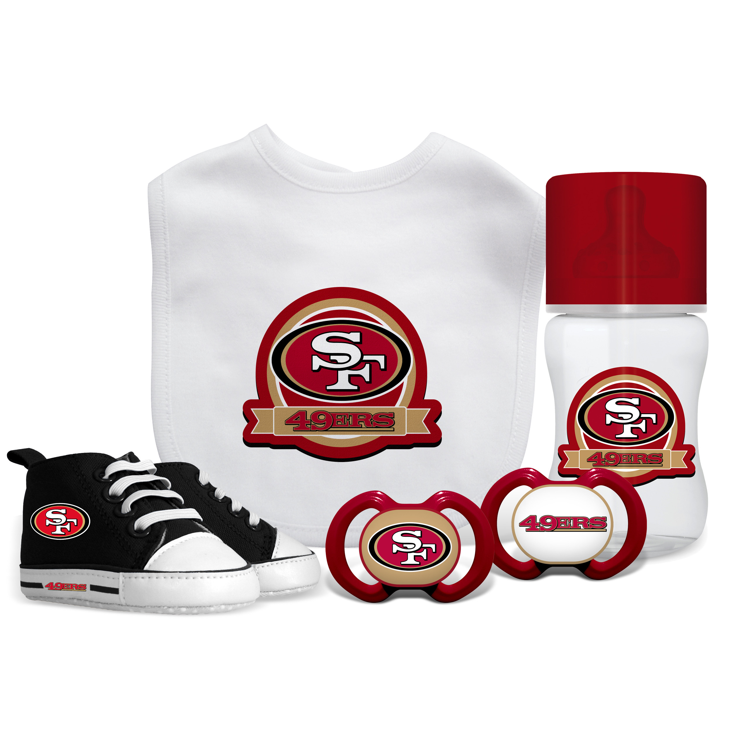 Baby Gift San Francisco
 NFL San Francisco 49ers 5 Piece Baby Gift Set Walmart