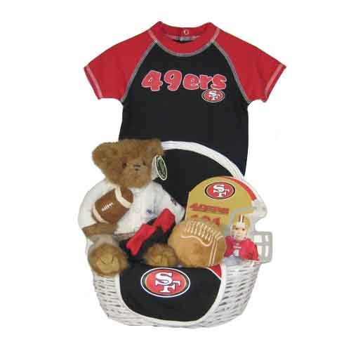 Baby Gift San Francisco
 San Francisco 49ers Baby Gift Basket TOUCHDOWN Tobias