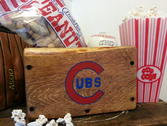 Baby Gifts Chicago
 Chicago Cubs box Sports themed birthday Gift for dad