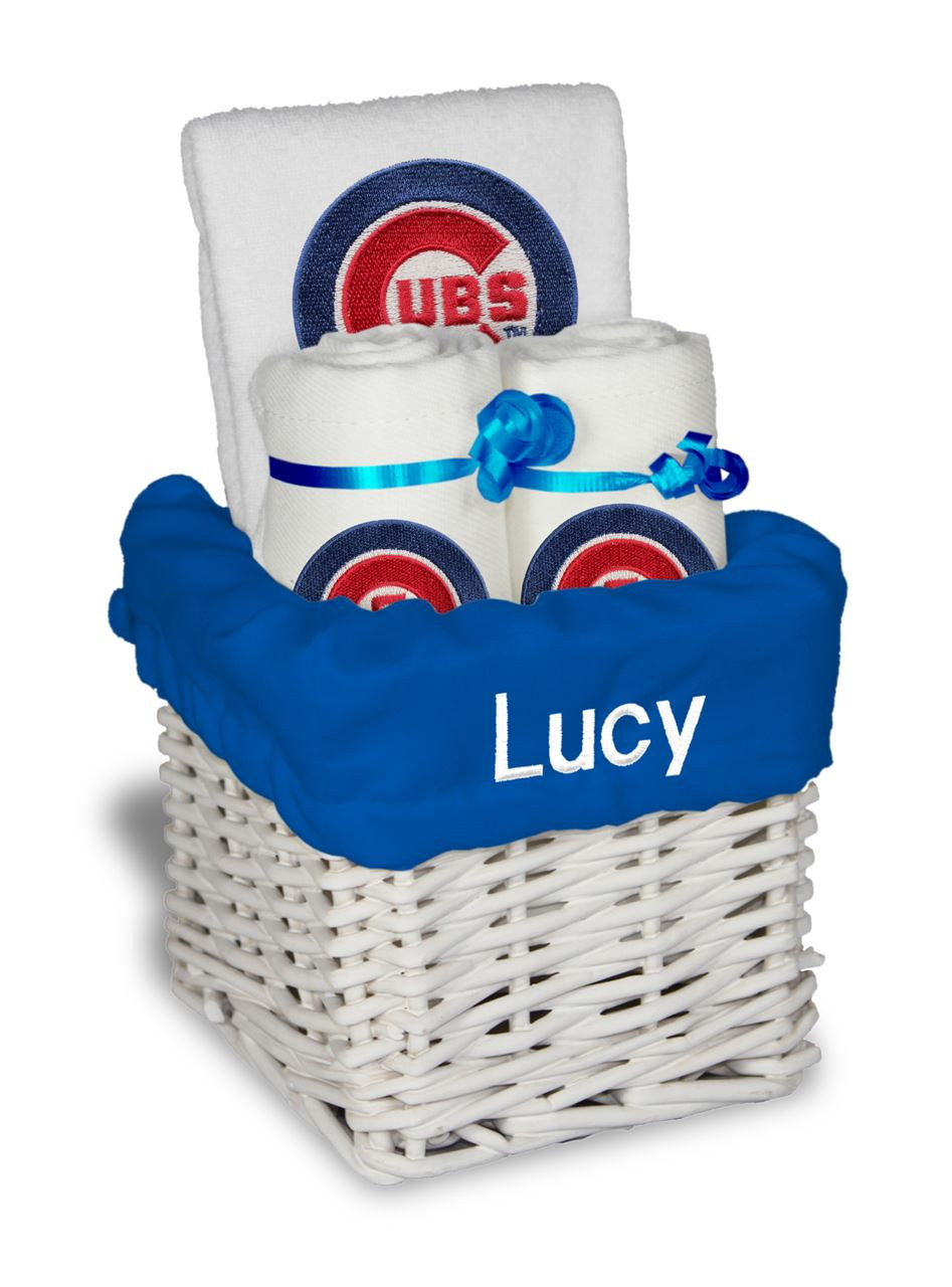 Baby Gifts Chicago
 Personalized Chicago Cubs Small Gift Basket