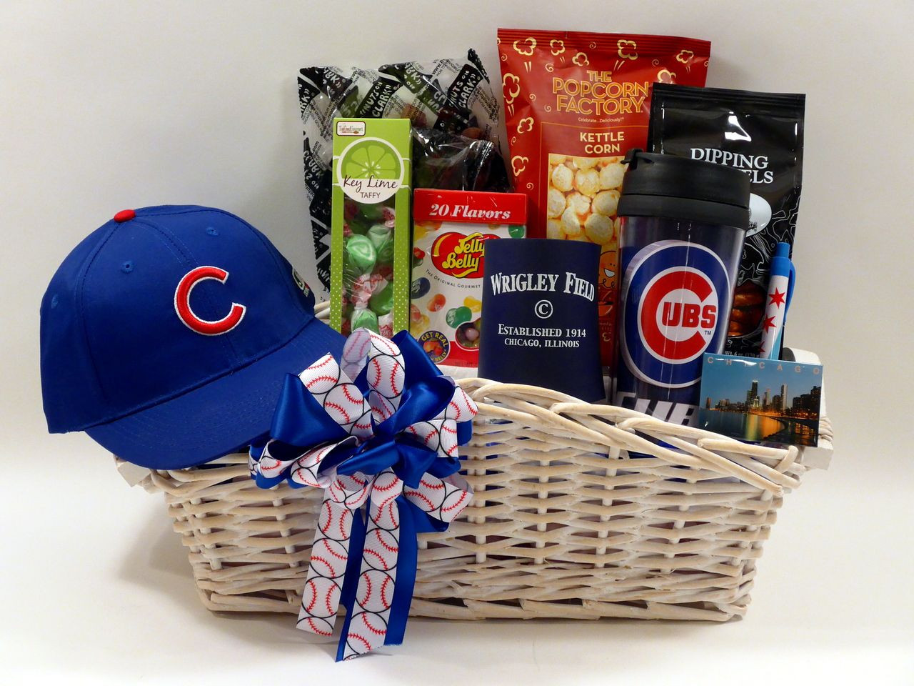 Baby Gifts Chicago
 Deluxe Chicago Cubs Gift Basket