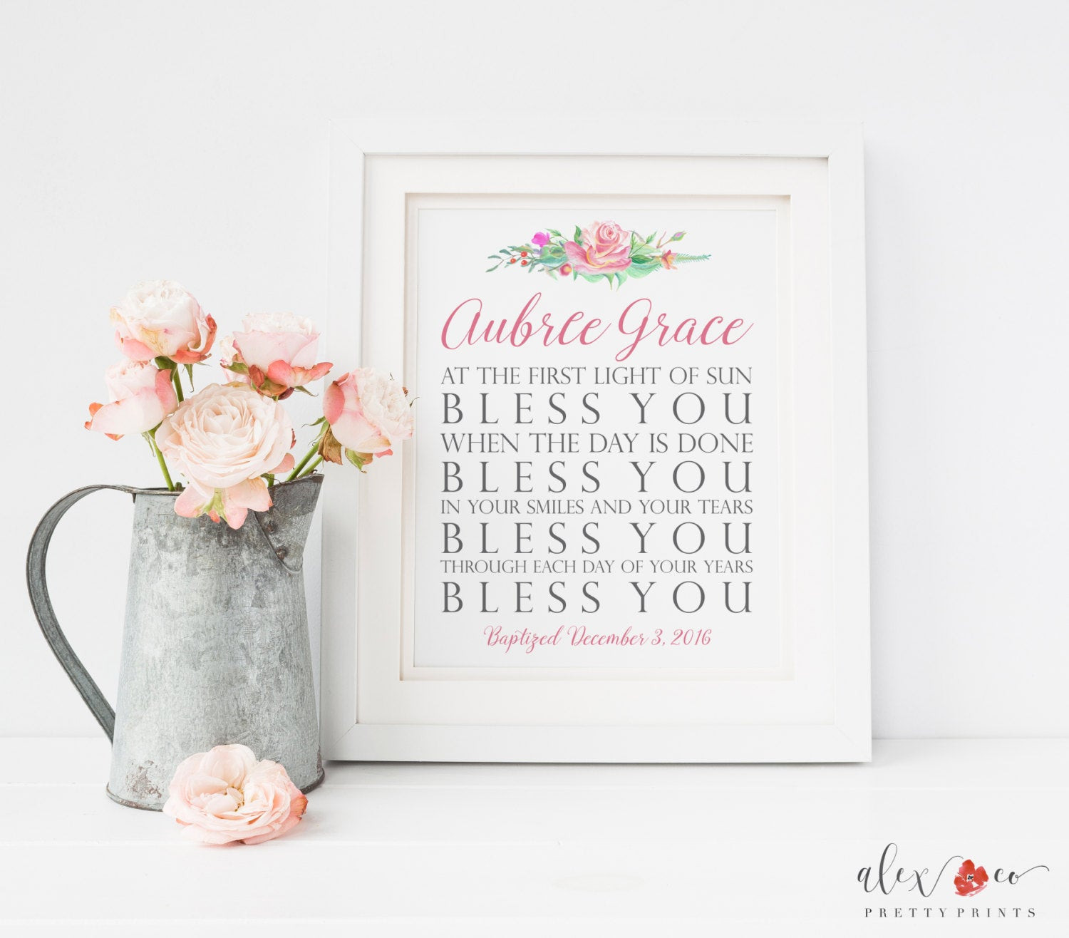 Baby Girl Baptism Gift Ideas
 Baptism Printable Baby Girl Baptism Gift Baptism Gifts for