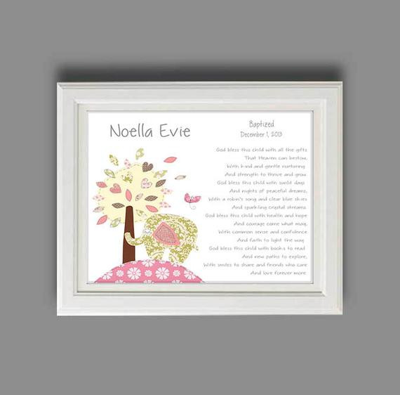 Baby Girl Baptism Gift Ideas
 Baby Girl Baptism Gift Christening Gifts for Girl Elephant