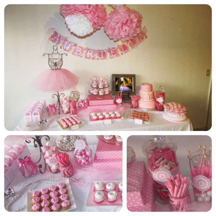 Baby Girl Bday Party
 Ballerina birthday theme for baby girls 1st birthday