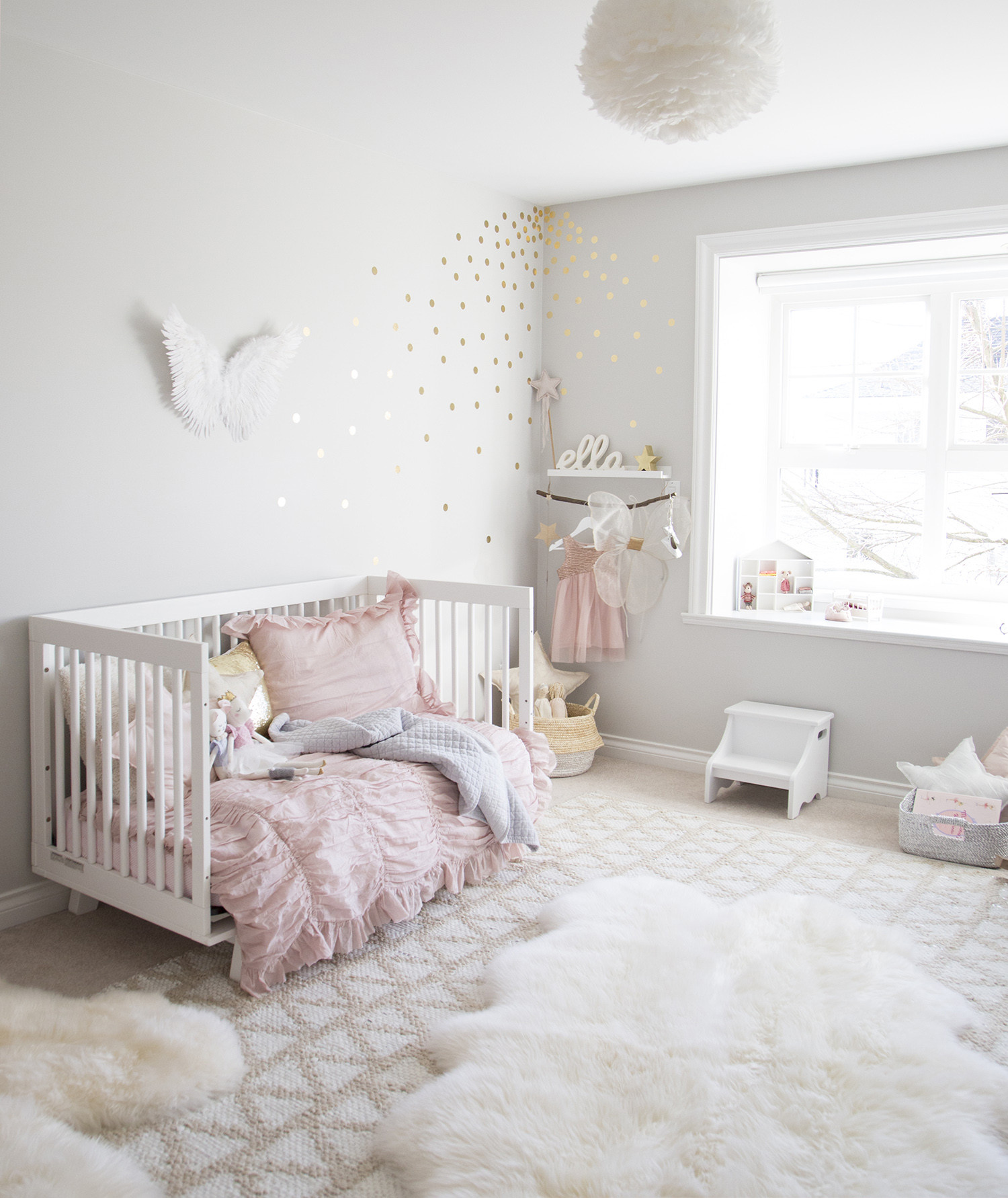 Baby Girl Bedroom
 ELLA S SOFT PINK AND GOLD TODDLER ROOM — WINTER DAISY