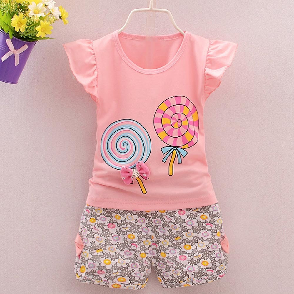 Baby Girl Fashion Clothes
 Fashion 2018 lovely baby girl clothes 2PCS Toddler Kids