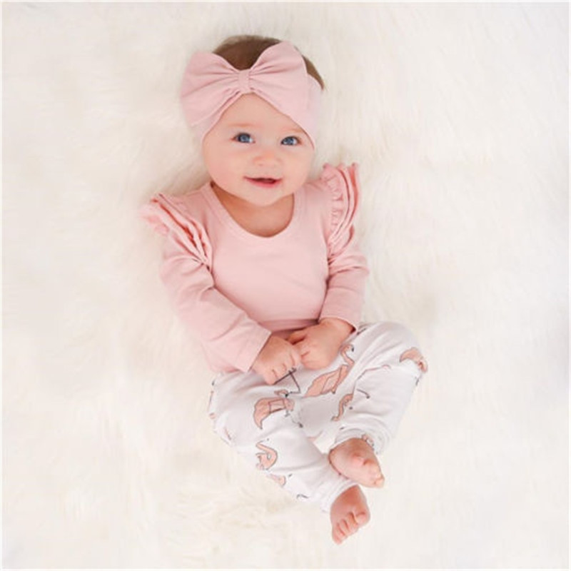 Baby Girl Fashion Clothes
 3PCS Set Cute Baby Girl Clothes 2018 Spring Toddler Kids