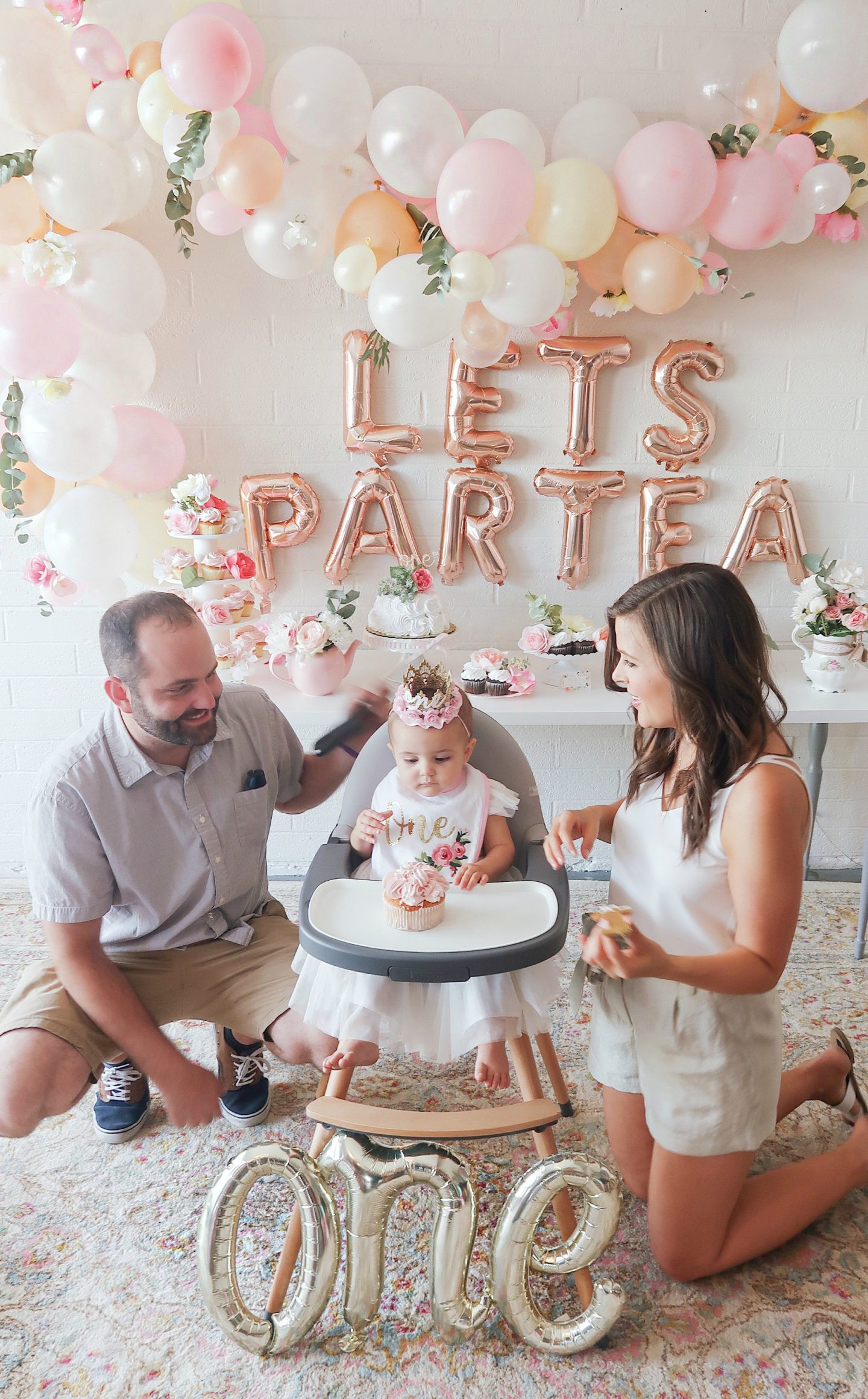 Baby Girl First Birthday Decoration Ideas
 First birthday tea party for our baby girl Scottie Rose