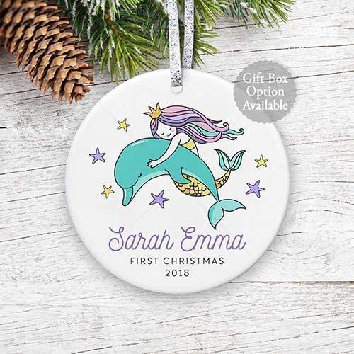 Baby Girl Gifts Amazon
 Amazon Baby Girls 1st Christmas Ornament 2019