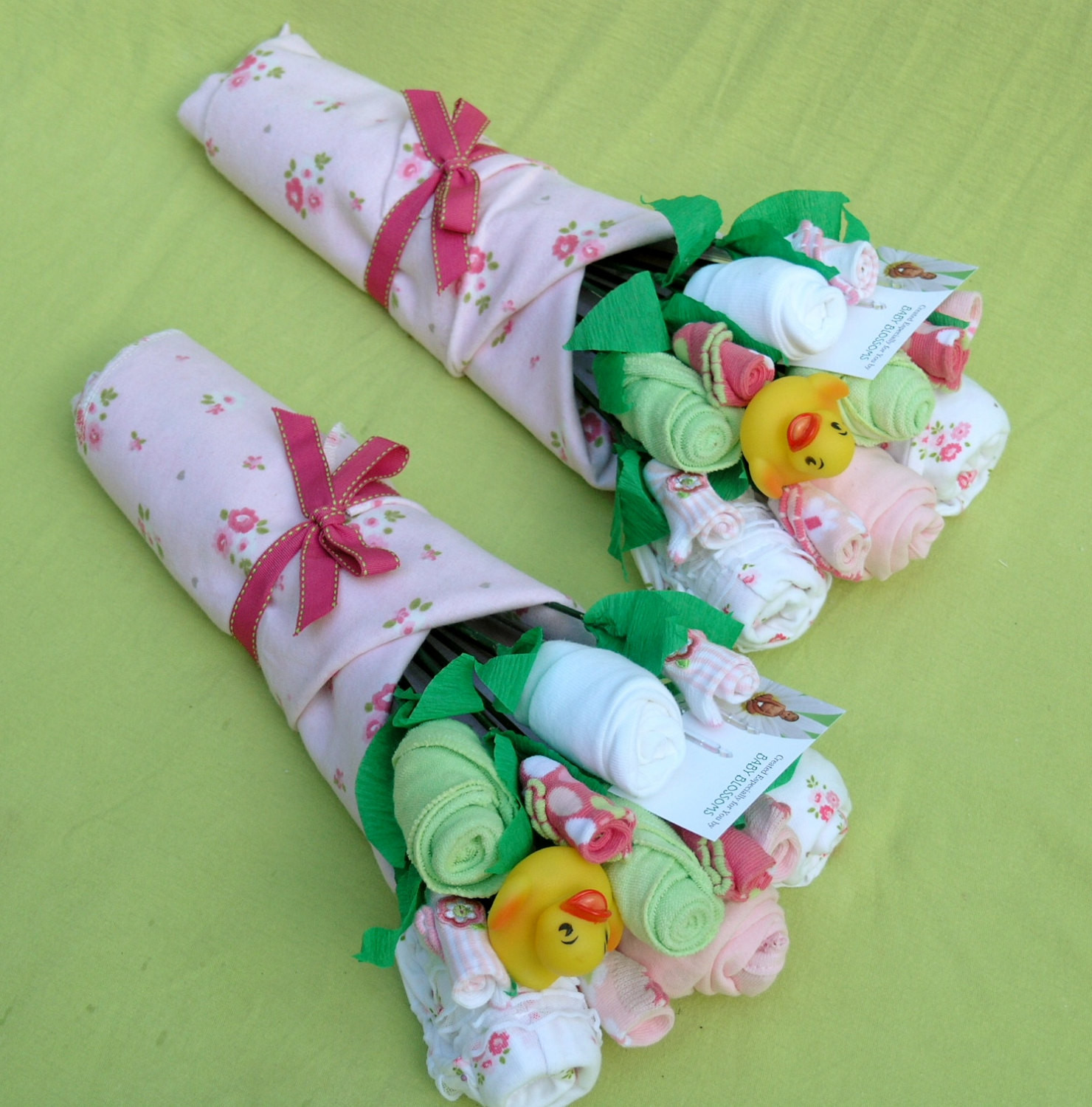 Baby Girls Gifts
 Girl Twins Baby Bouquet Twin Baby Girls Baby by babyblossomco