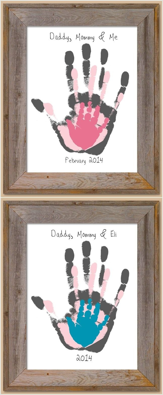 Baby Handprint Gift Ideas
 58 best Baby Handprint & Footprint Crafts images on