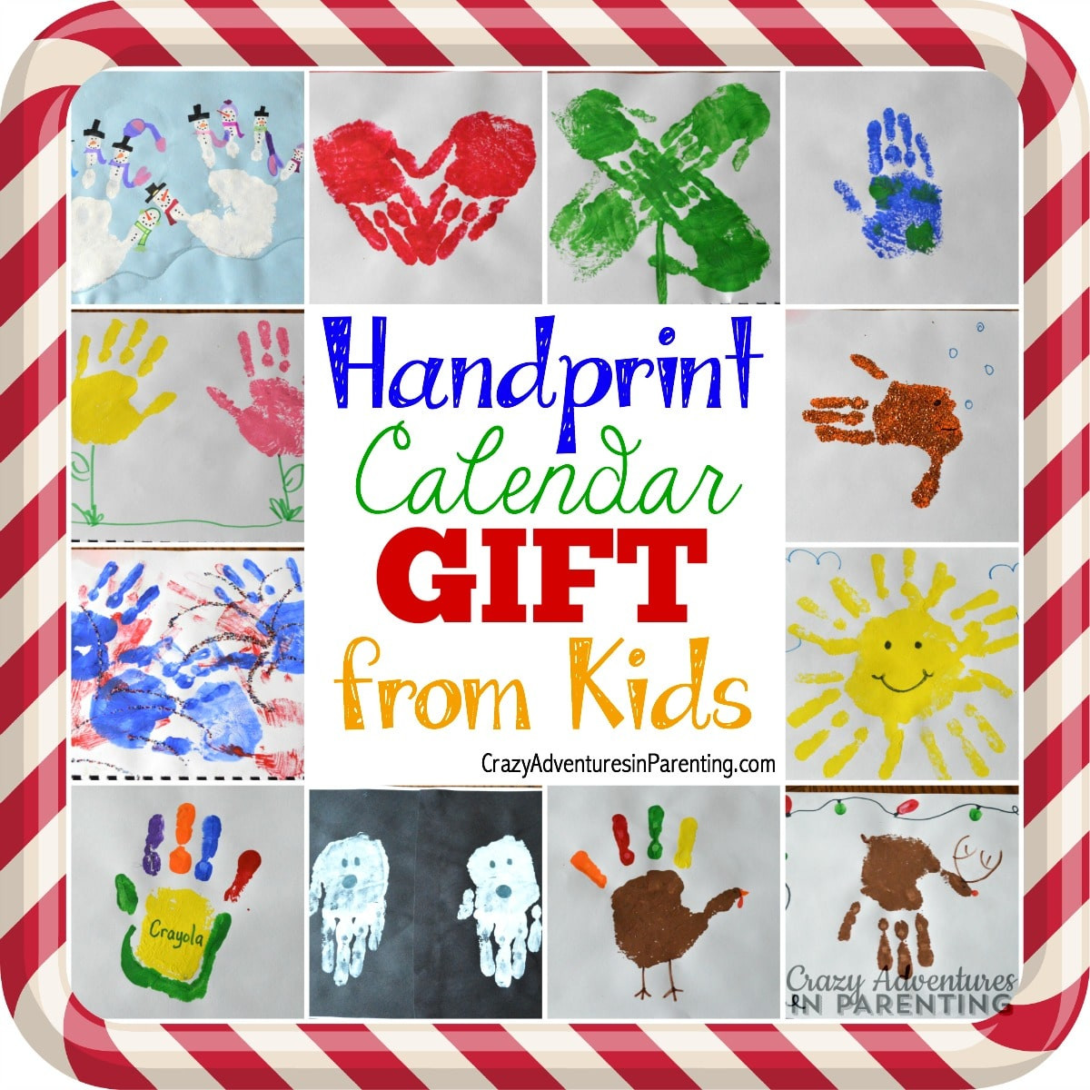 Baby Handprint Gift Ideas
 Handprint Calendar 15 Homemade Gift Ideas Kids Can Make