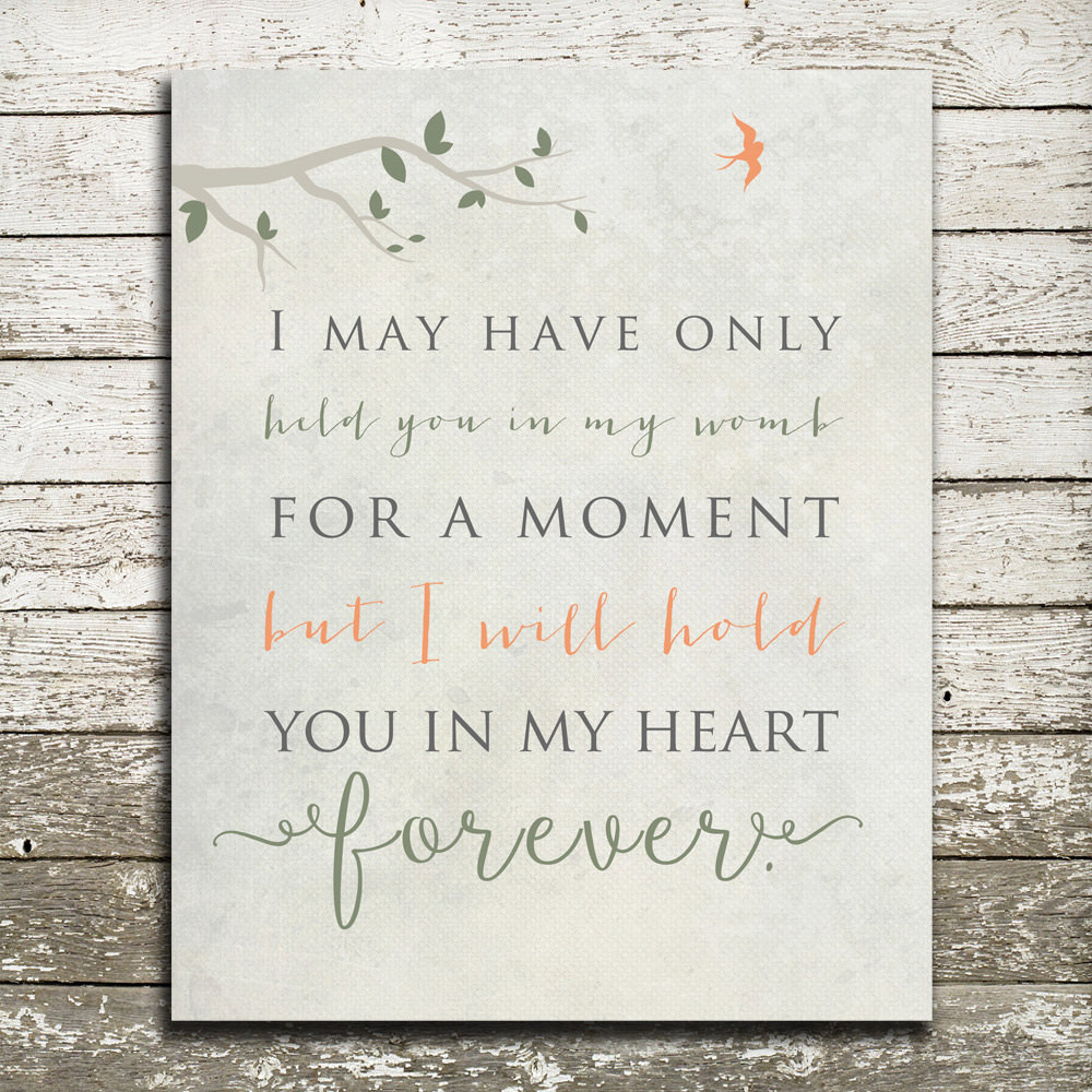 Baby Memorial Quotes
 Baby Memorial Infant Loss Death of Loved e Miscarriage