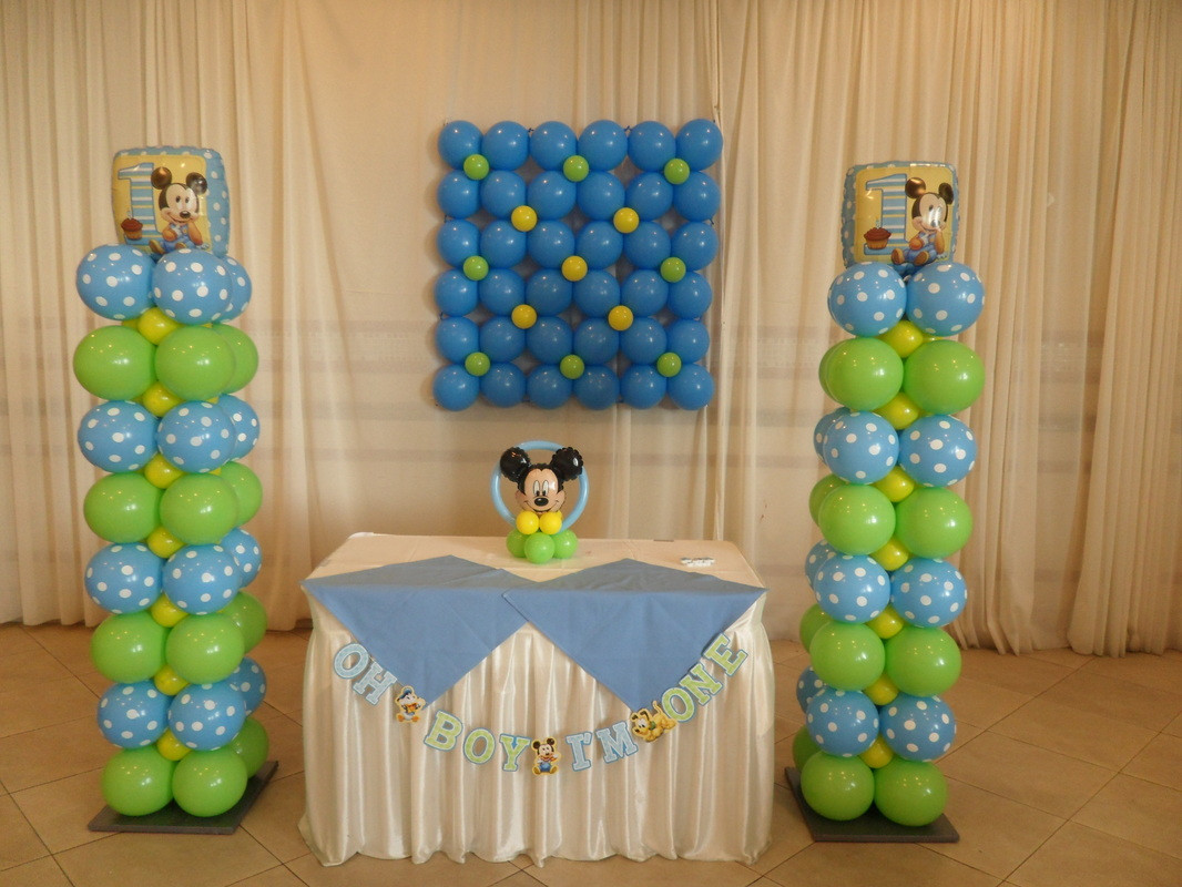 Baby Mickey Party Decorations
 BABY MICKEY 1ST PARTY PARTY DECORATIONS BY TERESA