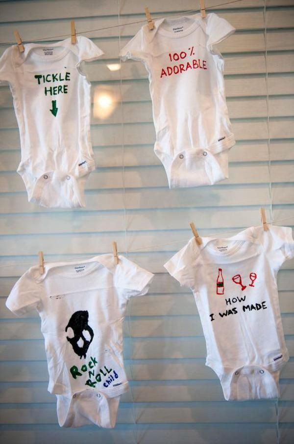 Baby Onesie Ideas For Decorating
 Baby Shower esie Decorating Ideas