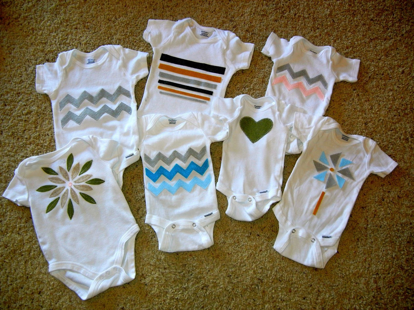 Baby Onesie Ideas For Decorating
 baby shower onesie decorating ideas Homemade esie