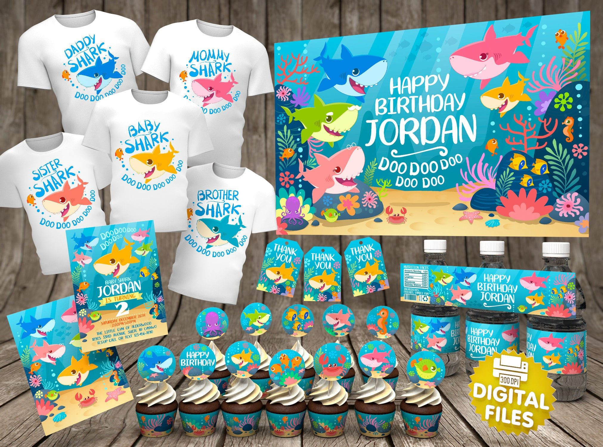 Baby Shark Party Supplies
 All of the Party Supplies You Need to Throw Your Child a