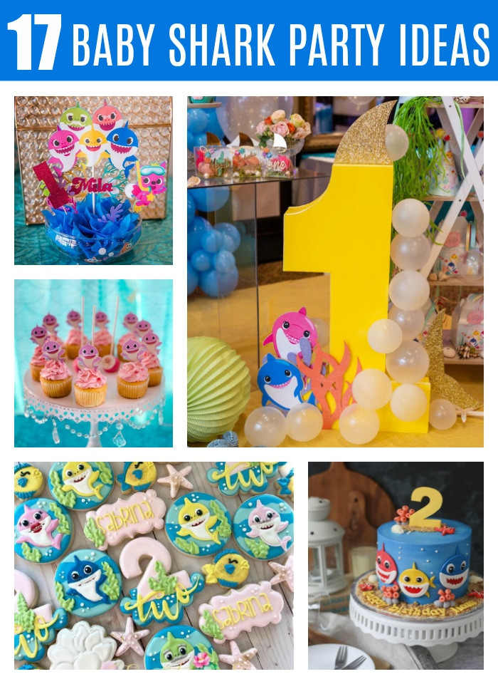 Baby Shark Party Supplies
 17 Cute Baby Shark Party Ideas Pretty My Party Party Ideas