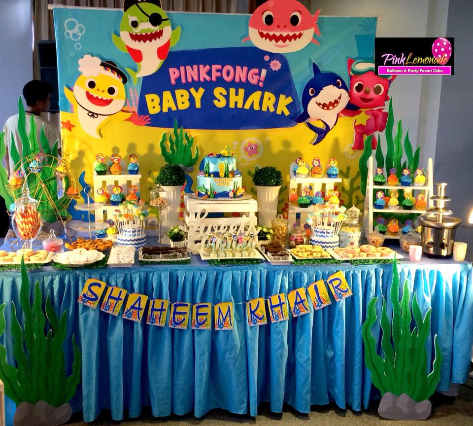 Baby Shark Party Supplies
 Pink Lemonade Balloons and Party Favors Cebu Baby Shark