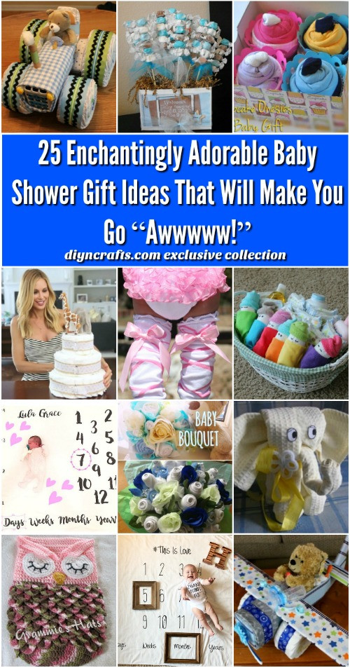 Baby Shower Craft Gift Ideas
 25 Enchantingly Adorable Baby Shower Gift Ideas That Will