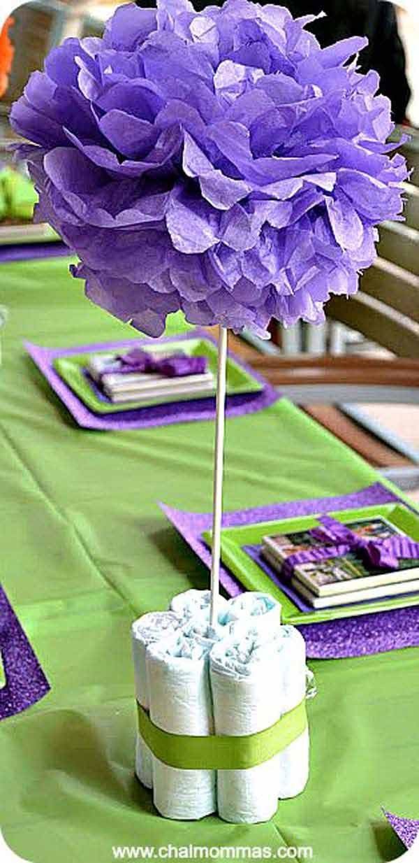 Baby Shower Decorations Ideas Diy
 22 Cute & Low Cost DIY Decorating Ideas for Baby Shower