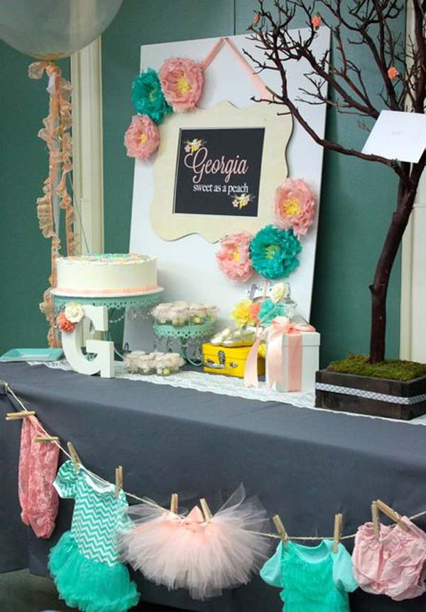 Baby Shower Decorations Ideas Diy
 22 Cute & Low Cost DIY Decorating Ideas for Baby Shower