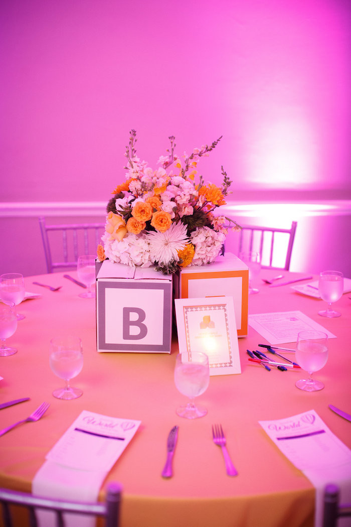 Baby Shower Gender Reveal Party Ideas
 Kara s Party Ideas Yellow & Gray Alphabet Baby Shower