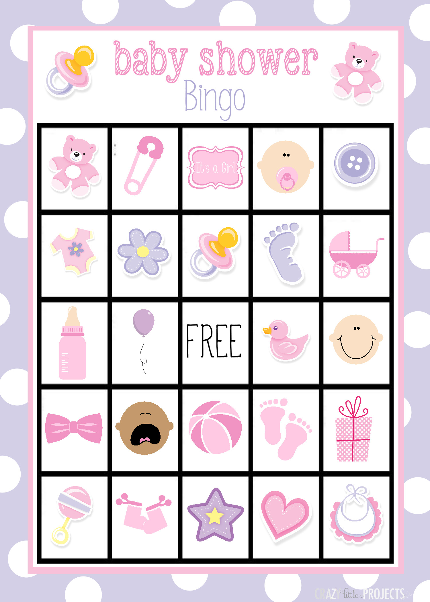 Baby Shower Gift Bingo Printable
 Baby Shower Bingo Cards