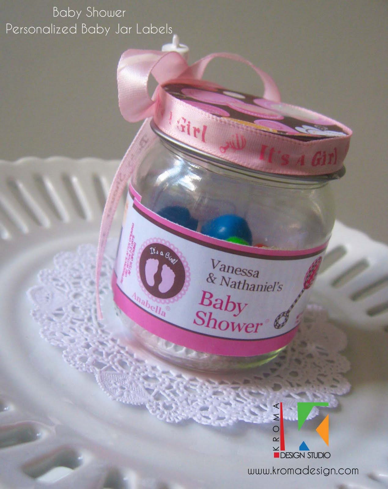 Baby Shower Gift Favours
 Baby Showers DIY Printable Baby Jar Label Favors for