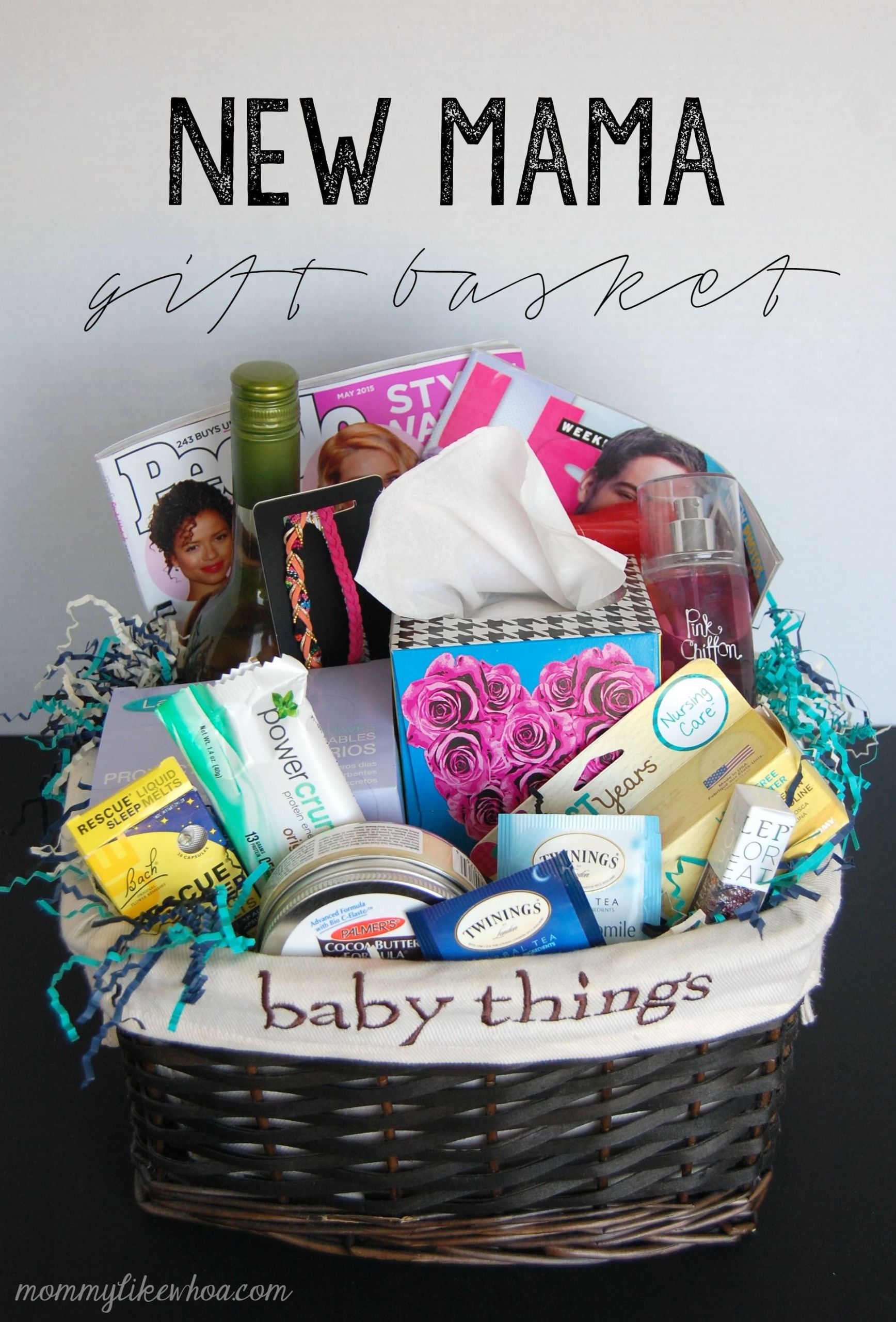 Baby Shower Gift Ideas For Mom And Dad
 New Mama Gift Basket Mommy Like Whoa in 2020