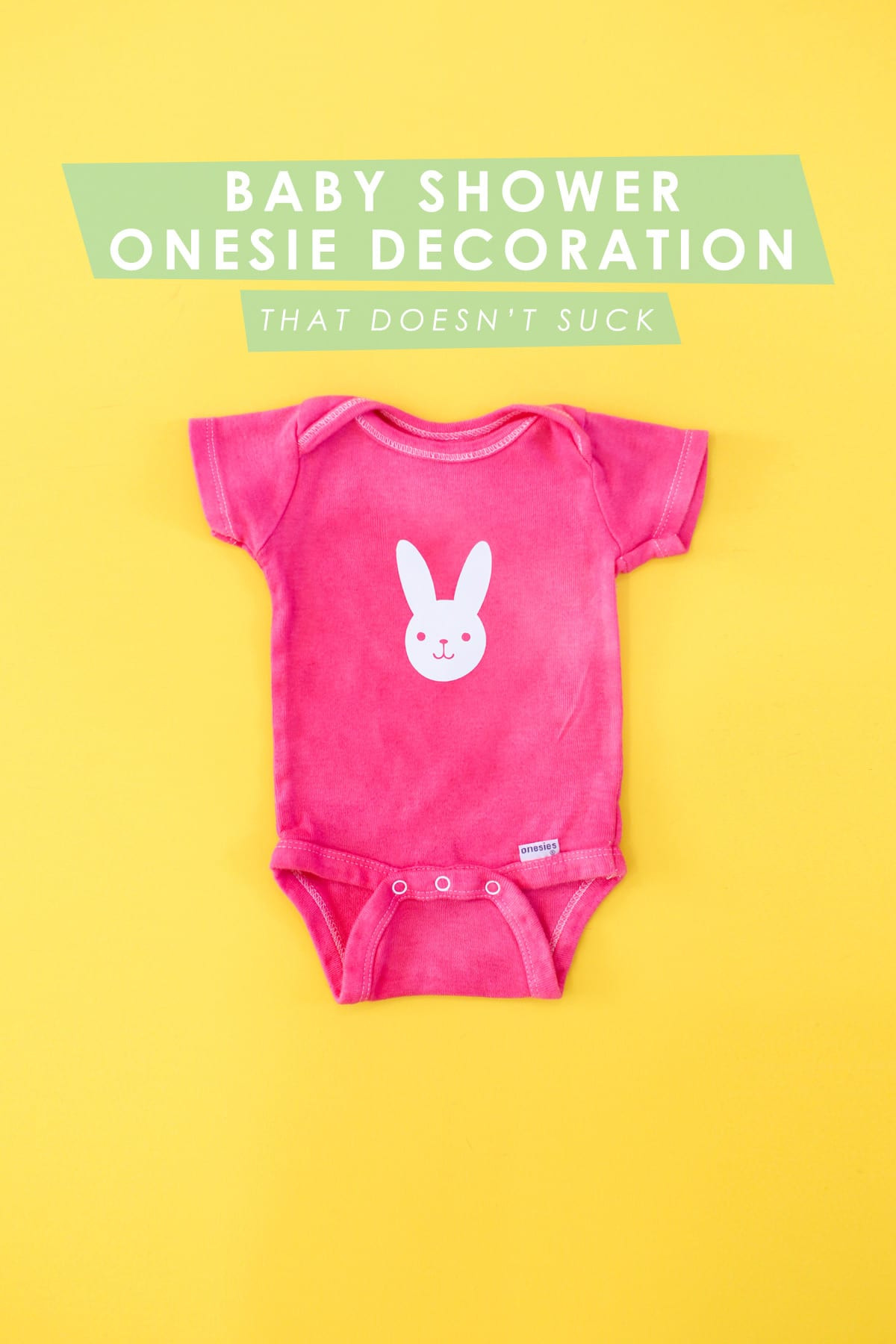Baby Shower Onesie Decorating Ideas
 A Baby Shower esie Decorating Station That Doesn t Suck