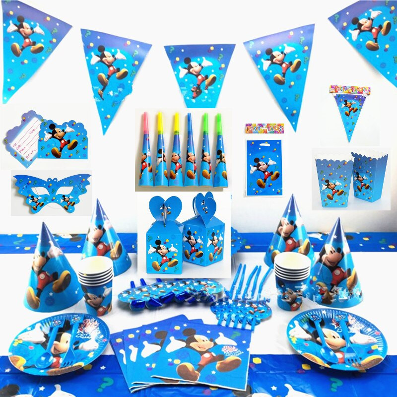 Baby Shower Party Pack
 114pcs Mikcy Kids happy Birthday Party Decoration Set