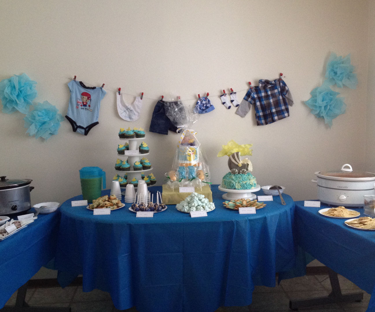 Baby Shower Table Decor
 Party Table Idea It s A Boy Baby Shower