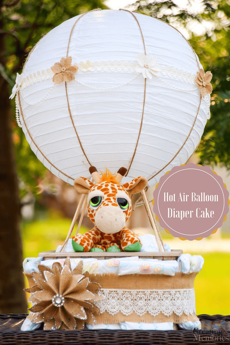 Baby Shower Take Away Gift Ideas
 Easy Hot Air Balloon Diaper Cake for a fabulous Baby shower