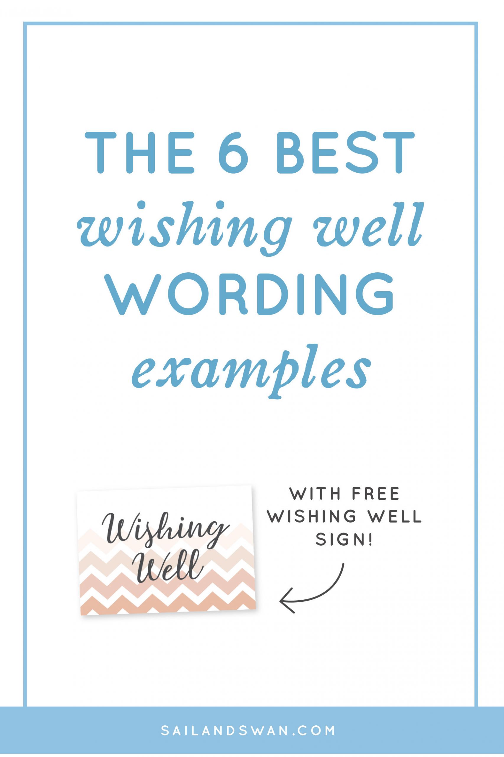 Baby Shower Wishing Well Quotes
 The 6 Best Wishing Well Wording Examples Wishing Well