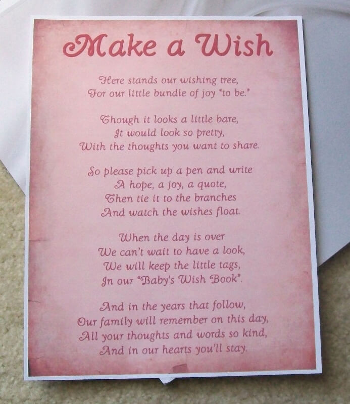 Baby Shower Wishing Well Quotes
 How To Decide Baby Shower Wishing Well Poems Ideas