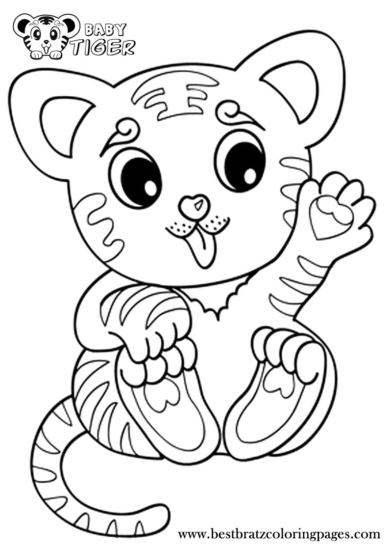 Baby Tigers Coloring Pages
 Coloring Pages Tiger Cubs Coloring Home