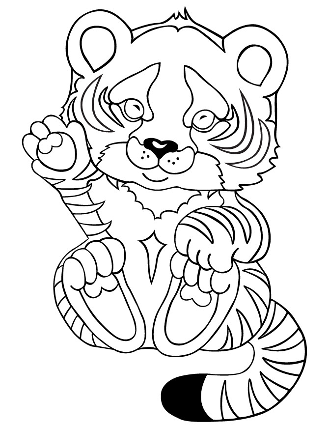 Baby Tigers Coloring Pages
 Cute And Latest Baby Coloring Pages