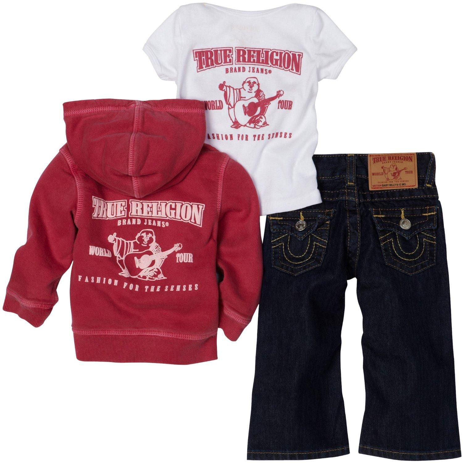 Baby True Religion Gift Sets
 Discounted True Religion Baby 3 Piece Gift Box Set
