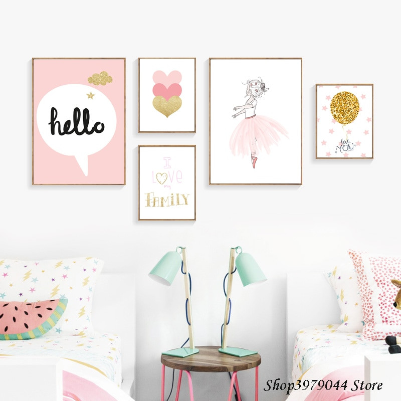 Baby Wall Decoration Ideas
 Baby Girl Room Decor Wall Art Paintings Posters And Prints