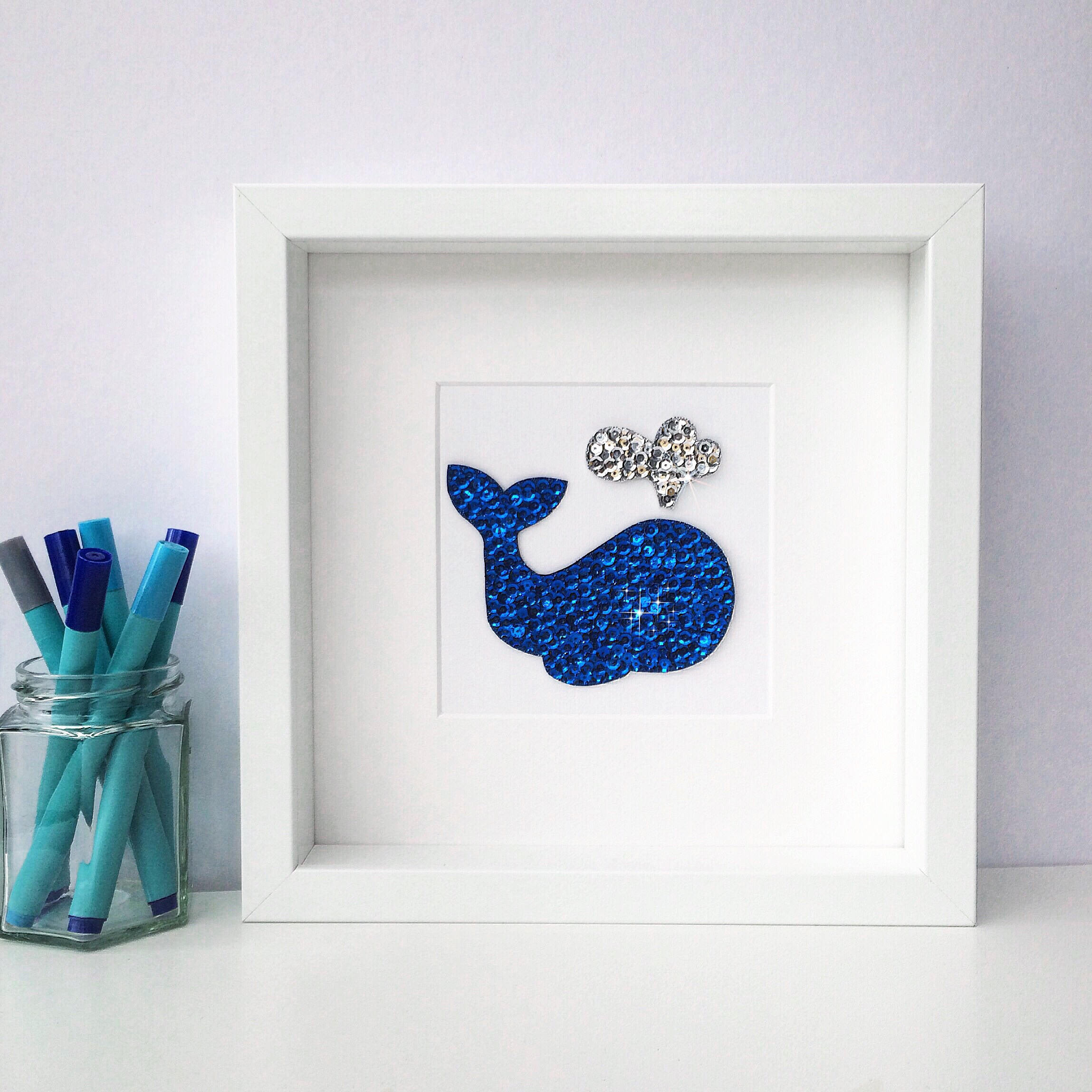 Baby Whale Nursery Decor
 Whale nursery art nautical nursery boy nursery decor whale