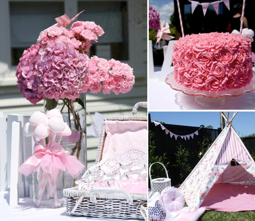 Baby'S First Birthday Party Ideas
 Kara s Party Ideas Fairy Girl Pink 1st Birthday Party