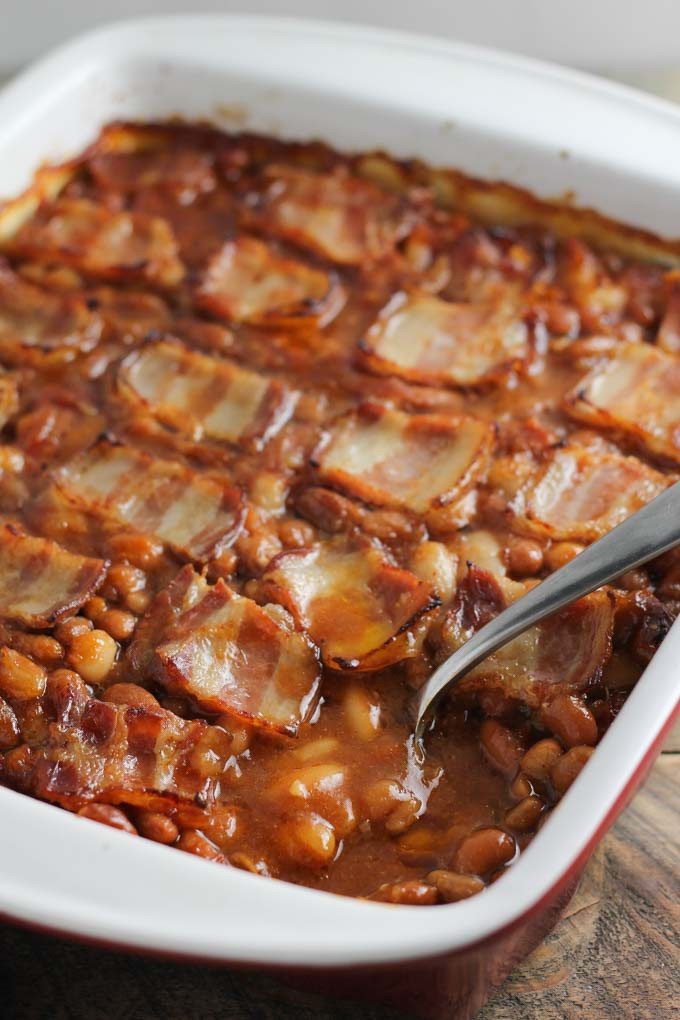 Backyard Barbecue Beans
 Backyard Barbecue Baked Beans with Bacon